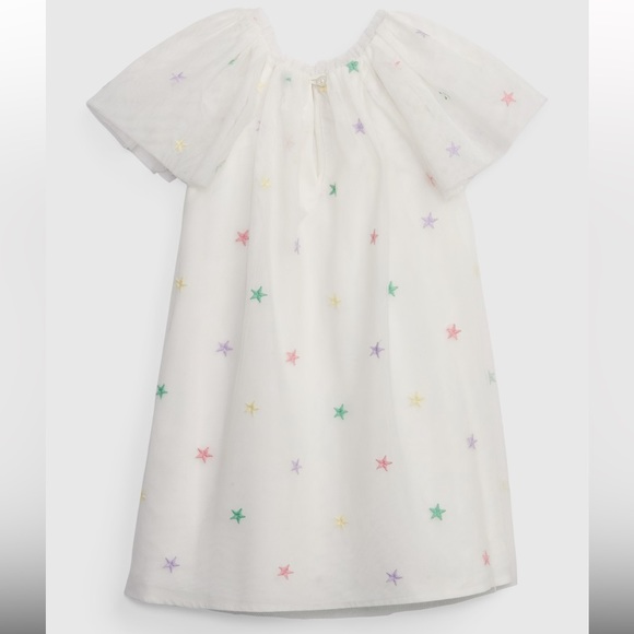 Baby Gap Kids Embroidered Star Tulle Dress 2T OR 3T Toddler BEAUTIFUL NWT!! - Picture 3 of 6